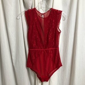 Red Bodysuit